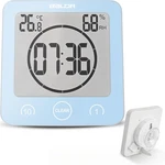 Digital Shower Clock Blue Water-resistant Countdown Timer With Tem.... Fixed Price $29.72.