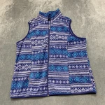 Nyl New York Laundry Fleece Vest Womens Xl Blue White Nordic Winter Full Zip. Fixed Price $22.49.