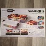Sabatier Snacklebox 2 Piece Storage Set With Cutting Board Lids Dishwasher Safe. Fixed Price $12.00.
