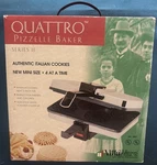 Villaware Quattro Pizzelle Baker Series Ii 3850 Italian Mini Cookie Maker New. Fixed Price $72.00.