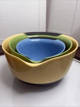 Oxo Mixing Bowl Set 3PC Non-slip Rubber Bottom 1.5 Qt Colorful. Fixed Price $26.87.