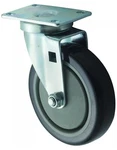 Set Of Caster For 2-3/8" 5/8" Universal Plate, 5" Wheel New In Box!. Fixed Price $49.94.
