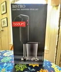 Bodum Bistro Electric Stick Blender. Fixed Price $50.00.