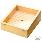 Yamako Sushi Neta Box Slanted Wooden Case With Acrylic Lid & Eye Plate New Jp. Fixed Price $399.95.