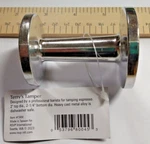 Rsvp International Terry's Dual Sided Espresso Tamper, Cast Metal Alloy. Fixed Price $6.00.