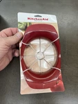Red Kitchenaid Slicer Apples Core Cutter Pears Sharp Stainless Steel Fruit Tool. Fixed Price $19.99.
