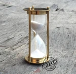 1 Minute, Brass Small Sand Timer Hourglass Desk Kitchen Vintage Game Toys. Fixed Price $16.99.