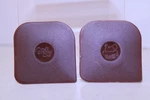 Vintage Pampered Chef #2610 Nylon Pan Scraper Set Of Brown. Fixed Price $16.95.