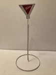 Vintage White Metal Tom's Peanut Chip Counter Top Store Display Rack. Fixed Price $14.99.