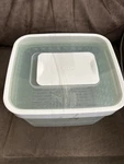 Oxo Greensaver Produce Keeper 4.3 Qt Size Euc. Fixed Price $14.99.
