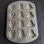 Wilton Christmas Cookie Baking Sheet 16X11 Snowmen Reindeer Trees. Fixed Price $11.99.