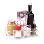Lot Of 6 Dripcut Chrome Plated Wire Rack Condiment Caddy Traex Vollrath WR-1000. Fixed Price $80.99.