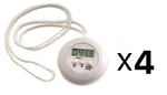 Norpro Digital Timer With 2 Nylon Rope, Battery Included (4-PACK). Fixed Price $36.85.