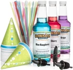 Hawaiian Shaved Ice 3 Flavor Fun Pack Snow Cone Syrup Kit Features 25 Cup. Fixed Price $43.99.