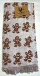 Deborah Connolly Designs Kitchen Towels (2) Gingerbread Brown Cotton Lyocell Nip. Fixed Price $18.99.