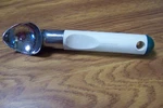 Vintage Tupperware Ice Cream Scoop #3045A Heavy Duty White Green Tip. Fixed Price $5.00.