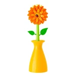 Vigar Flower Power Dish Brush With Handle Vase Holder, Kitchen.... Fixed Price $11.95.