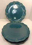 The Pioneer Woman From My Frontier To Yours Dinner Plates Scallop Teal 11" Set 3. Fixed Price $33.75.