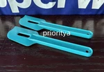 Tupperware Gadgets Kitchen Tools Hard Plastic Paddle Spatula Set 2 Peacock New. Fixed Price $10.99.