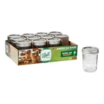 Ball Glass Mason Jar W/ Lid & Band, Regular Mouth, 8 Ounces, 12 Count. Fixed Price $10.78.