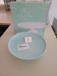Rosanna Decor Bon Cupcake Pie Desert Pedestal Stand Display Turquoise. Fixed Price $289.95.