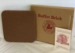 Longaberger 7" Sq Buffet Basket Bread Warming Brick Item #34568 Retired Nib. Fixed Price $11.20.