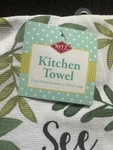 Easter Bunny Decorative Kitchen Towel 15" X 25" Holiday 100% Cotton. Fixed Price $5.99.