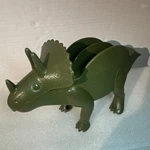 Kids Funware Triceratops Taco Holder Stand Sandwich Dinosaur Green 2016. Fixed Price $9.99.