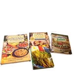 Italian Cookbooks Set Italy Mediterranean Recipe Pasta Sauces, Lot Of 4. Fixed Price $14.96.