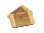 Lipper International Small (8" X 5/16") (set Of 2), Bamboo Two-tone. Fixed Price $12.81.