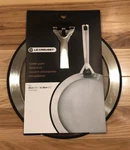 10.25" To 12" Stainless Steel & Silicone Creuset Splatter Guard For #26 #30. Fixed Price $95.99.