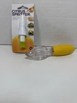 Profresh Yellow Citrus Reamer And Quirky Stem Spritzer. Fixed Price $12.00.