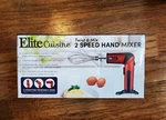 Brand New Box. Elite Cuisine By Maximatic Twist 2 Speed Hand Mixer.. Fixed Price $30.00.