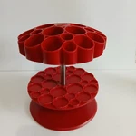 Kuhn Rikon Rotating Honeycomb Utensil Holder Easy Clean Caddy Red. Fixed Price $11.99.