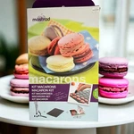 Mastrad Macaron Cookie Kit Silicone Baking Mat Pastry Bag Clip Tips Recipes Nib. Fixed Price $15.99.