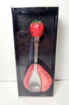 New Vintage 1999 Sagaform Strawberry Jam Spoon And Rest Rare. Fixed Price $19.99.