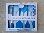 Core Kitchen 8 Piece Silicone Utensil Set Blue Bpa Free Dishwasher Safe. Fixed Price $39.95.