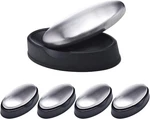 5 Packs Stainless Steel Soap Bar, Magic Metal Odor Remover Fish Garlic From Hand. Fixed Price $21.00.
