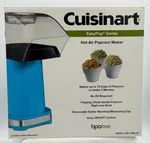 Cuisinart Hot Air Popcorn Maker Easypop Series CPM-100BLSLT New Box Blue. Fixed Price $29.99.