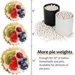 Reusable Ceramic Pie Weights With Storage Jar. Fixed Price $35.19.