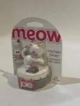 Joie Msc Kitchen Timer, Cat And Mouse, 60 Min Gray Base No Battery Needed!. Fixed Price $14.99.