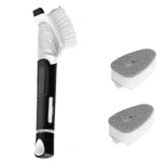 Soap Dispensing Dish Scrub Brush, Cleaning For Kitchen, Pot Pan Sink. Fixed Price $9.08.