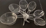Pampered Chef Measuring Cups Set #2257 Six Different Sizes. Fixed Price $15.99.