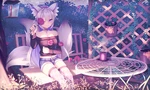 Anime Girls Fox Ears Tail Rose One Gaming Mat Desk 6021. Fixed Price $32.55.