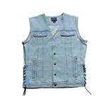 Vintage Denim Motorcycle Vest. Fixed Price $31.95.