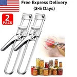 2X Adjustable Multifunctional Stainless Steel Can Opener Jar Lid Gripper Kitchen. Fixed Price $6.49.