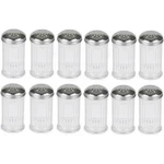 Pack Glass Cheese Stainless Lid Parmesan 12OZ Spices 3" X 5.5". Fixed Price $49.99.