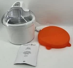 Pampered Chef Ice Cream Maker #1534 White With Silicone Lid New. Fixed Price $27.55.