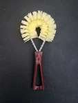 Vintage Excellent Condition Fuller Vegetable Brush Brown Handle 6.25" Long. Fixed Price $9.35.