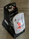 Coleman Propane Radiant Heater, W/push Button Lighter Ignition, 5000 Btu, Works. Fixed Price $49.99.